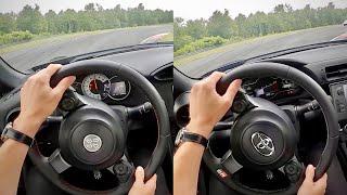 Old vs. New 2020 Toyota 86 vs. 2022 GR 86 - POV Comparison