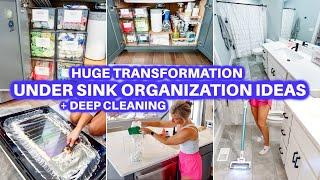 NEW EXTREME ORGANIZE + CLEAN WITH ME  KITCHEN ORGANIZATION IDEAS DEEP CLEANING CLEANING MOTIVATION