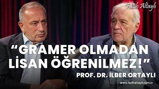 Türkçe bilen insan bütün dilleri güzel konuşur  Prof. Dr. İlber Ortaylı & Fatih Altaylı