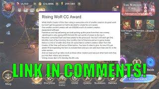 Vote for the Rising WoR CC Award now Watcher Of Realms