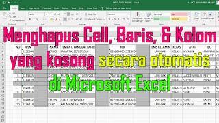 Cara Menghapus Cell Kosong secara Otomatis di Excel