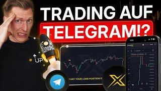 SELBSTEXPERIMENT 1000x Hebel Anonymes Trading auf TELEGRAM funktioniert? HunteX Telegram Bot