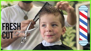 First Haircut for Kids  Kids Getting Haircuts  Haircut Fun for Kids  Haircut for Kids