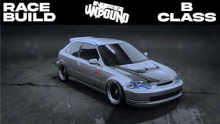 Honda Civic Type-R 2000 B Class Race Build NFS Unbound