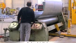 Comment fabriquer une Virole Roulée Soudée - How to roll shells for tanks