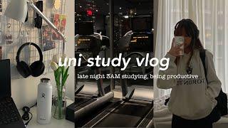 uni study vlog  late night 3 AM studying being productive electrical engineering labs