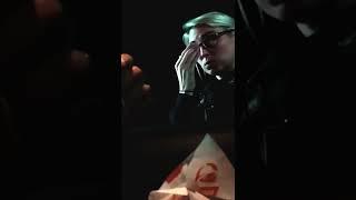 Arrested eating Taco Bell 