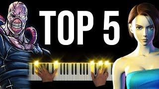 Top 5 Resident Evil - Save Room Themes Piano Version