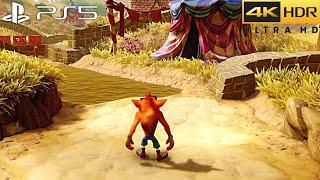 Crash Bandicoot N. Sane Trilogy PS5 4K HDR Gameplay - 100% Full Game