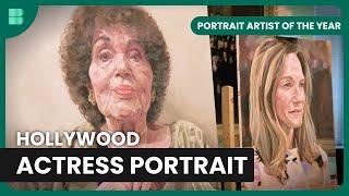 Painting Hollywood Star Laura Linney - Portrait Artist of the Year - Art Documentary