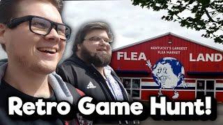 Game Hunting CHALLENGE at my states largest flea market  Nintendrew