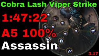 14722 A5 100% Cobra Lash Viper Strike Assassin 3.17 PoE