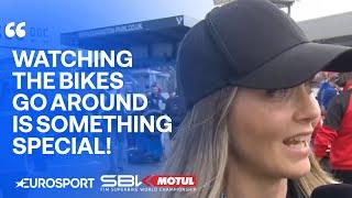 Two-time Olympic gold medalist Victoria Pendleton on her love for Superbikes at Donington Park ️