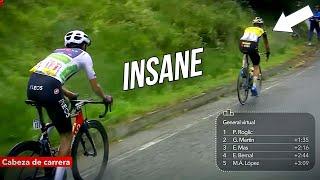 Roglič DESTROYS Egan Bernal on Covadonga Climb  Vuelta a España Stage 17 2021