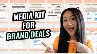 How to Create a Media Kit GET MORE BRAND DEALS