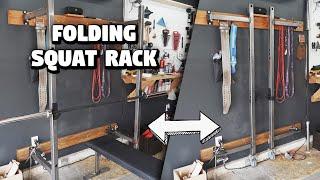 DIY Folding Squat Rack  Quarantine Build