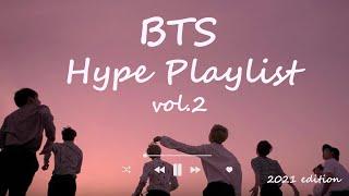 BTS hype playlist vol.2 2021  songs for motivation exercising studying