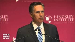 Watch Mitt Romneys full speech ‘Trump is a phony a fraud’