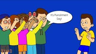 Boris Arthur Dora Little Bill & Miguel Try To Give Caillou A Punishment Day