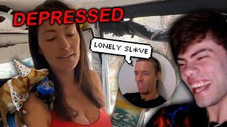 Dantes Giggling at Delusional & Depressed Van Life Woman  Dantes Reacts