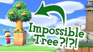IMPOSSIBLE TREE GLITCH - Trees On The Edge Of A Cliff? - ACNH TUTORIAL