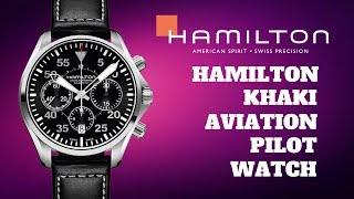 Hamilton Khaki Aviation Pilot Chrono Mens Watch Review H64666735