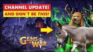 Gems of War Changes Channel Update Info and Dont Be An AS$
