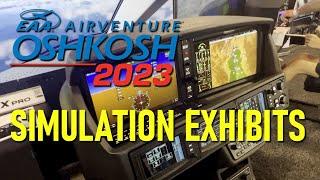 EAA AIrVenture 2023 Simulation Exhibits