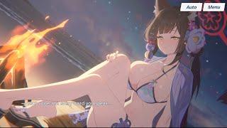 Blue Archive Wakamo Swimsuit L2d No Bgm