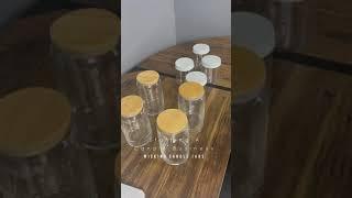 Wicking #candle Jars #soycandles #candlemaking #homemade #homedecor #handmade #shorts #shortvideo