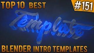 TOP 10 BEST Blender intro templates #151 Free download