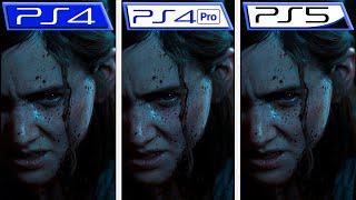 The Last of Us Part II  PS5 - PS4 - PS4 Pro  Graphics & FPS Comparison
