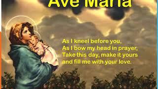 Ave Maria Gratia Plena English Lyrics