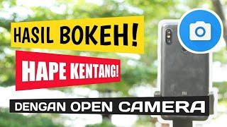 Cara Setting open camera  menjadi BOKEH