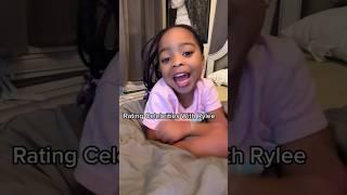 Rating celebrities with my niece Rylee ** SUPER FUNNY ** 