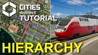 Road & Mass Transit Hierarchy in Cities Skylines 2  Tutorial