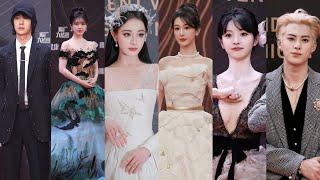 DilirebaWangYiboYangZi and Cbiz Stars on Red Carpet at Tencent Video All Star Awards 2023