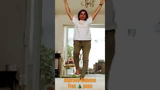 Improve balance Tree pose #treepose #balance #yogainstructor