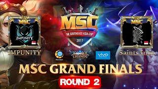 IMPUNITY VS SAINTS INDO Match 2 - Mobile Legends MSC Grand Finals 5 Nations