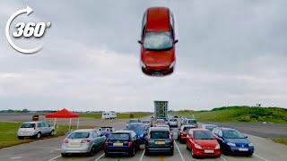 360º DISASTROUS Car Park Race  Top Gear Jumps