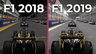 F1 2018 vs. F1 2019 PC 4K Ultra Graphics Comparison