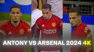 Antony vs Arsenal 2024  RARE CLIPS ● SCENEPACK 4K With AE CC