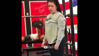 She doesnt believe this bodybuilders deadlift 