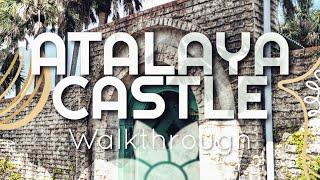 ATALAYA CASTLE WALKTHROUGH ROOM INSIDE AND OUTSIDE SOUTH CAROLINA