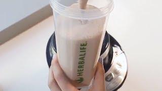 How to make an Herbalife Shake using Herbalife Formula 1 Chocolate Flavor  Herbalife Advice