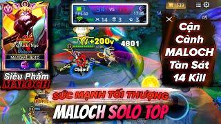 Maloch S3 2024  MALOCH ĐI TOP VS MURAD  SỨC MẠNH KINH HOÀNG - MALOCH FULL ĐAME TÀN SÁT 14 KILL