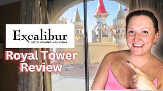 Royal Tower Room Review  2024 Update Two Queen Bed - Excalibur Hotel & Casino Las Vegas