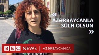 Yerevanda sorğu Azərbaycanla sülh istəyirəm sərhədi bir-birimizə qonaq getmək üçün pozaq