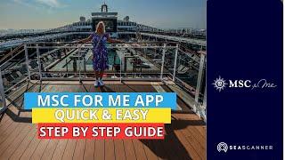 MSC For Me App - Quick & Easy Step by Step Guide #mscvirtuosa #cruisetips