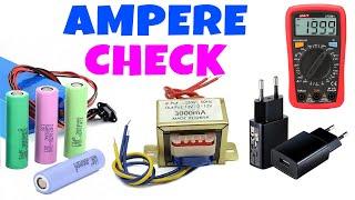 How to Measure DC Ampere With Multimeter  Battery amp Charger ampere & Transformer ampere checking